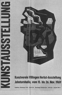 plakat kunstverein 1969