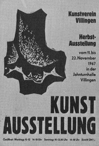 plakat kunstverein 1967