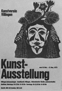 plakat kunstverein 1973