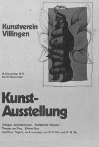 plakat kunstverein 1975
