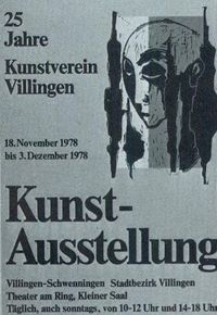 plakat kunstverein 1978