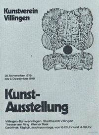 plakat kunstverein 1979